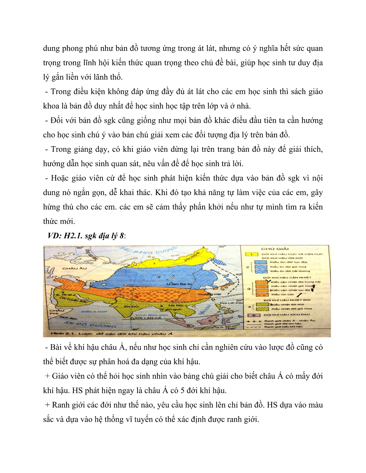 Sáng kiến kinh nghiệm Phương pháp phân tích lược đồ phục vụ cho dạy môn địa lí ở trường THCS trang 9