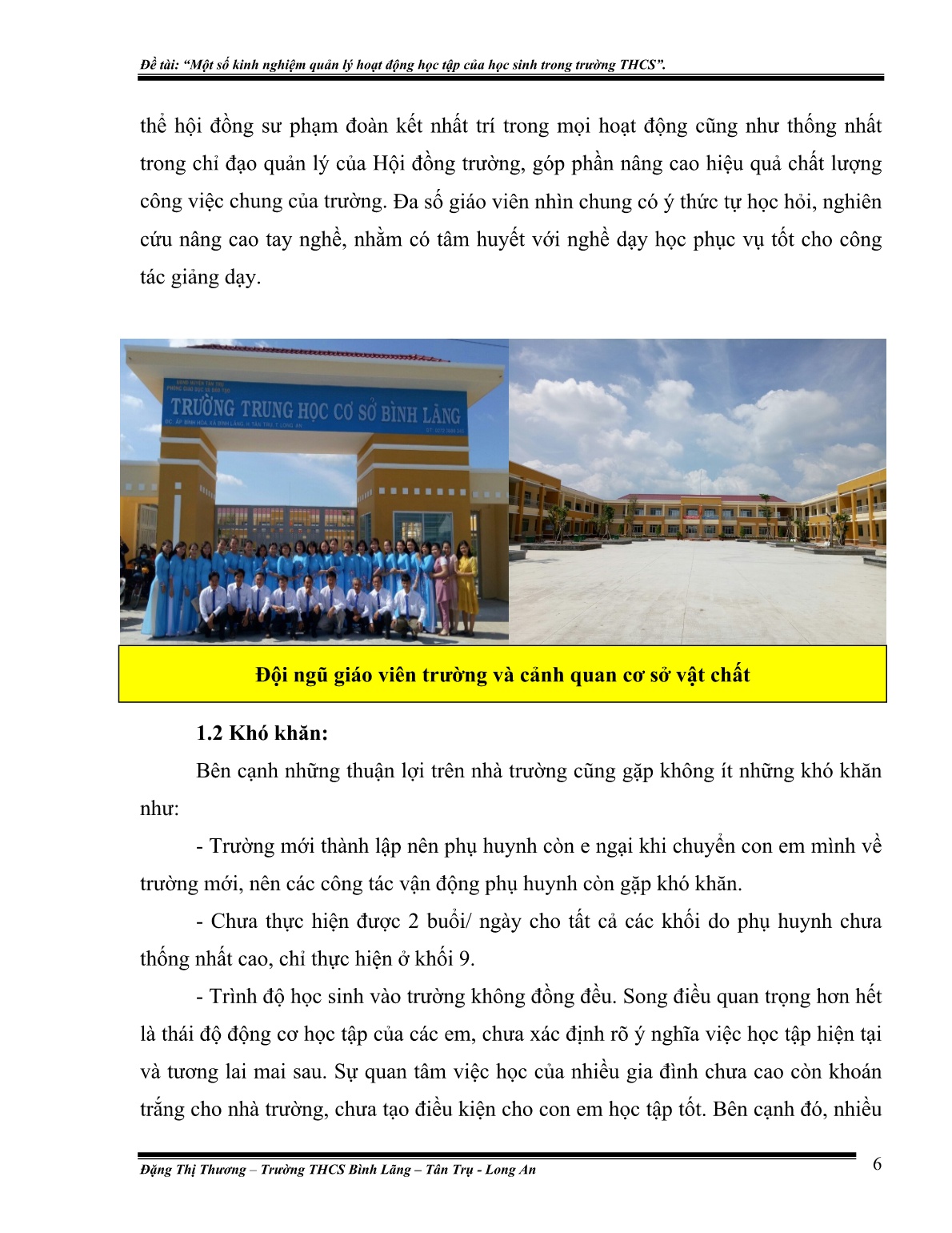 Sáng kiến kinh nghiệm Một số kinh nghiệm quản lý hoạt động học tập của học sinh trong trường THCS trang 6 Sáng kiến kinh nghiệm Một số kinh nghiệm quản lý hoạt động học tập của học sinh trong trường THCS trang 6
