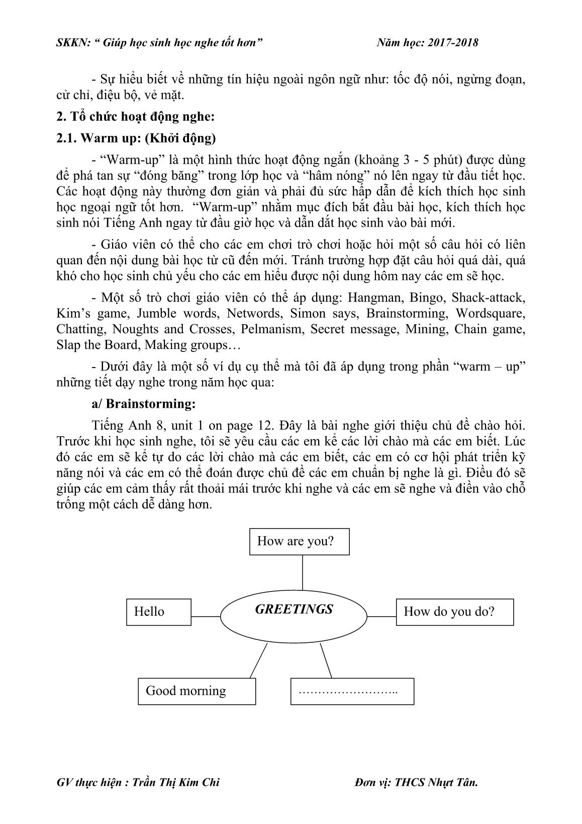 Sáng kiến kinh nghiệm Giúp học sinh học nghe tốt hơn trang 4 Sáng kiến kinh nghiệm Giúp học sinh học nghe tốt hơn trang 4
