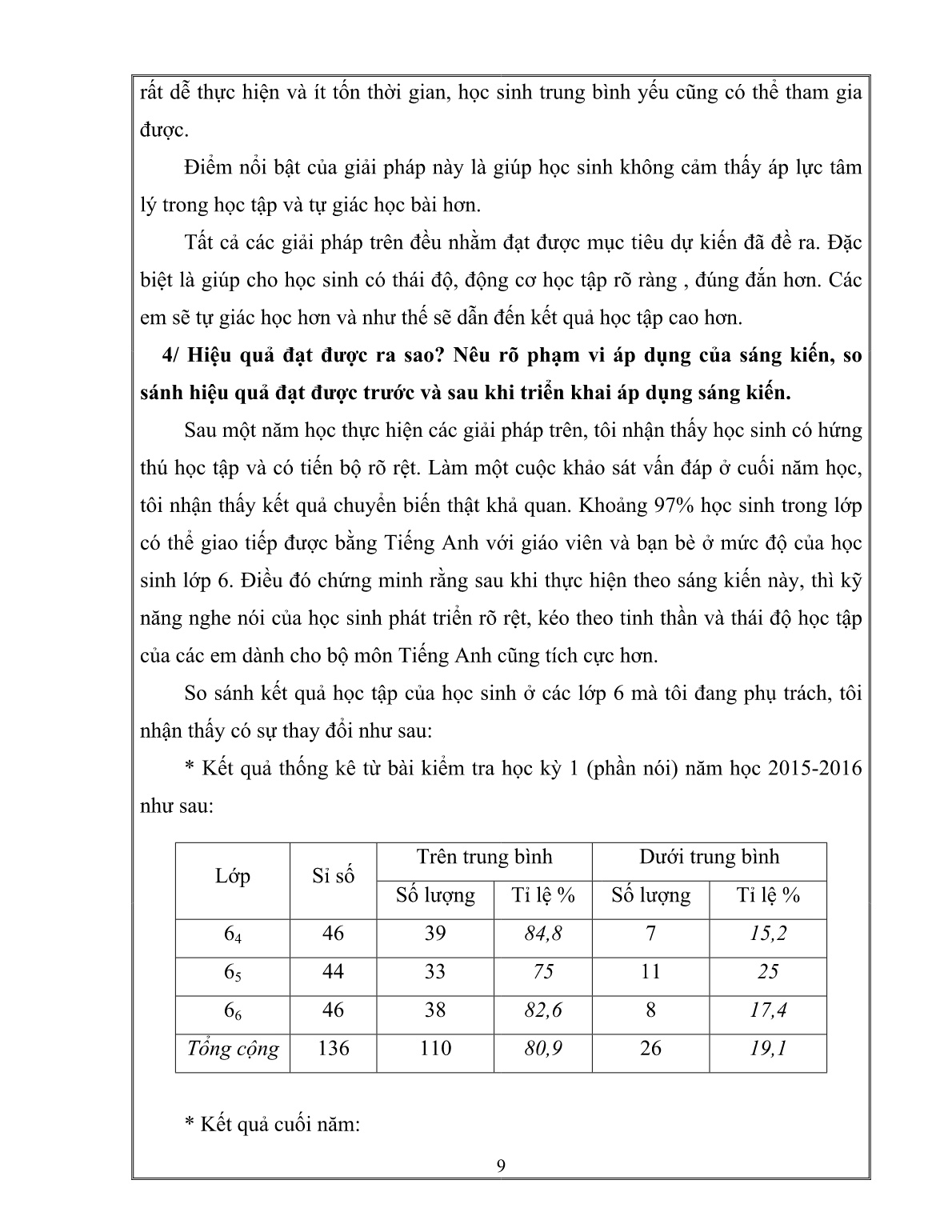 Sáng kiến kinh nghiệm Rèn luyện kỹ năng nghe nói cho học sinh Lớp 6 trong các tiết dạy trang 10 Sáng kiến kinh nghiệm Rèn luyện kỹ năng nghe nói cho học sinh Lớp 6 trong các tiết dạy trang 10