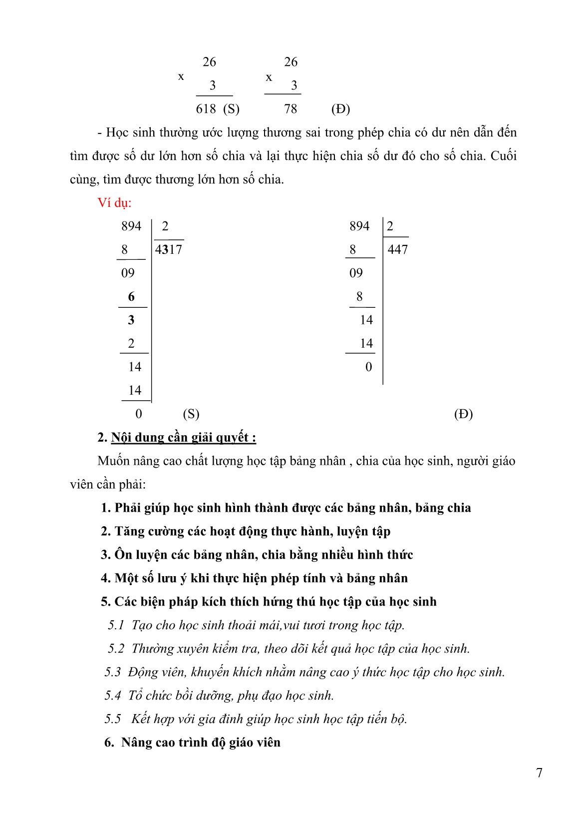 Sáng kiến kinh nghiệm Một số biện pháp giúp học sinh học tốt bảng nhân, bảng chia ở Lớp 3 trang 7 Sáng kiến kinh nghiệm Một số biện pháp giúp học sinh học tốt bảng nhân, bảng chia ở Lớp 3 trang 7