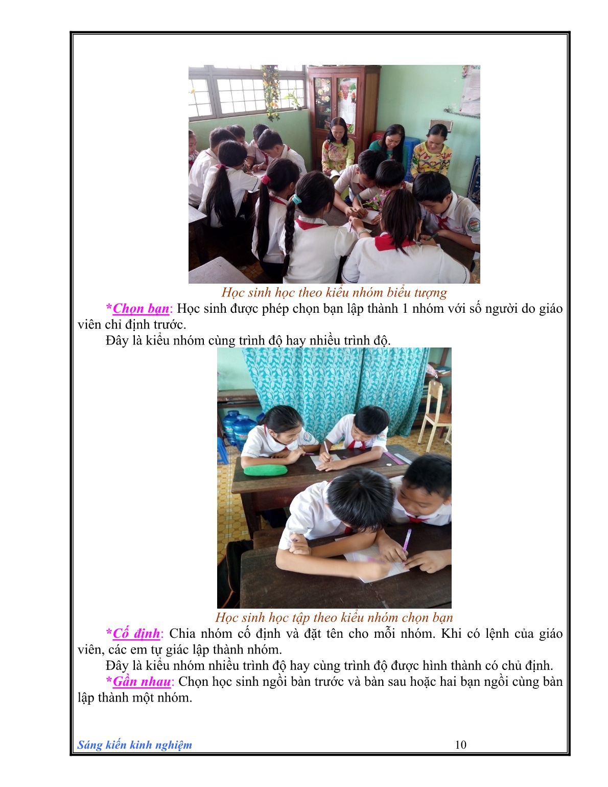 SKKN Phát huy tính tích cực học tập của học sinh trong hợp tác nhóm ở phân môn Luyện từ và câu - Lớp Năm trang 10 SKKN Phát huy tính tích cực học tập của học sinh trong hợp tác nhóm ở phân môn Luyện từ và câu - Lớp Năm trang 10