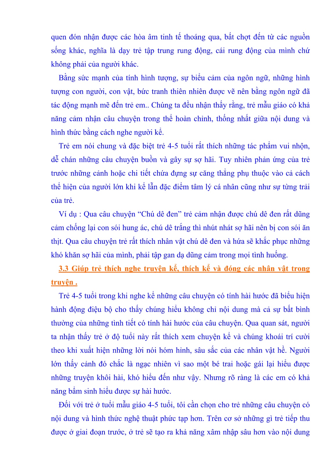 Sáng kiến kinh nghiệm Một vài biện pháp giúp trẻ 4-5 tuổi học tốt hoạt động kể chuyện ở trường mẫu giáo An Lục Long trang 8 Sáng kiến kinh nghiệm Một vài biện pháp giúp trẻ 4-5 tuổi học tốt hoạt động kể chuyện ở trường mẫu giáo An Lục Long trang 8