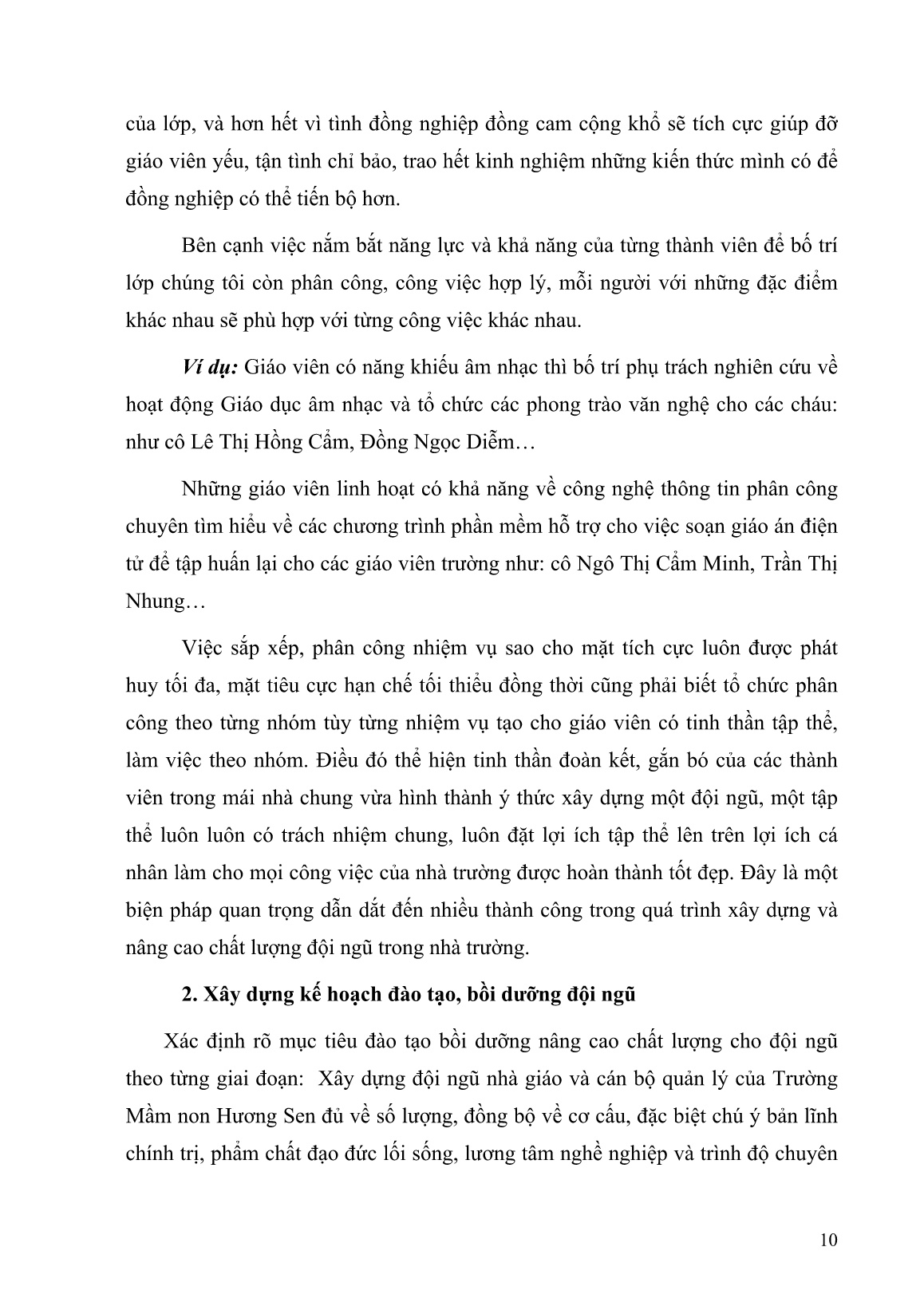 SKKN Một số biện pháp nâng cao chất lượng đội ngũ trường mầm non Hương Sen năm học 2015-2016 trang 10 SKKN Một số biện pháp nâng cao chất lượng đội ngũ trường mầm non Hương Sen năm học 2015-2016 trang 10