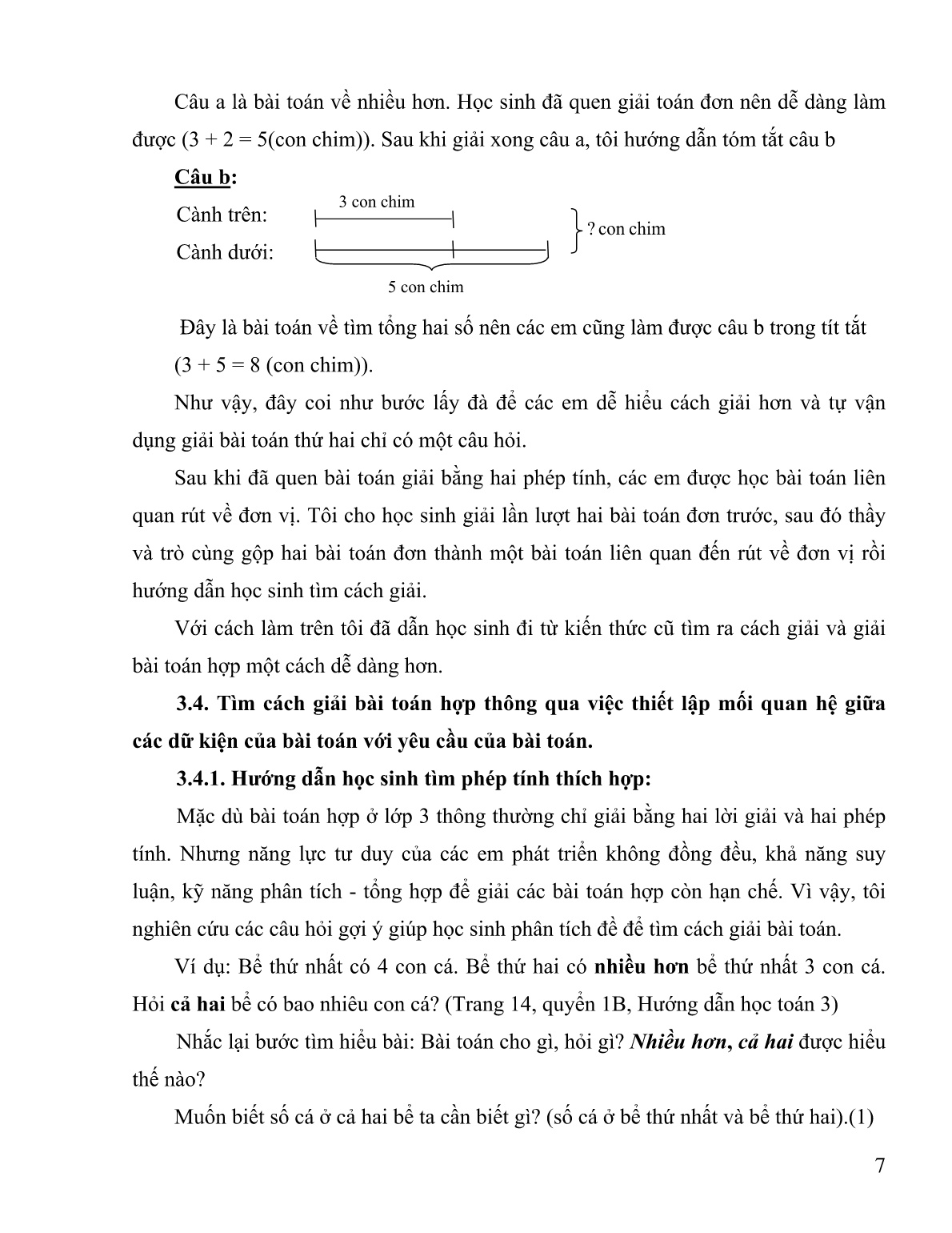Sáng kiến kinh nghiệm Các giải pháp giúp học sinh Lớp 3 trường Tiểu học Bình Trinh Đông giải toán hiệu quả trang 7 Sáng kiến kinh nghiệm Các giải pháp giúp học sinh Lớp 3 trường Tiểu học Bình Trinh Đông giải toán hiệu quả trang 7