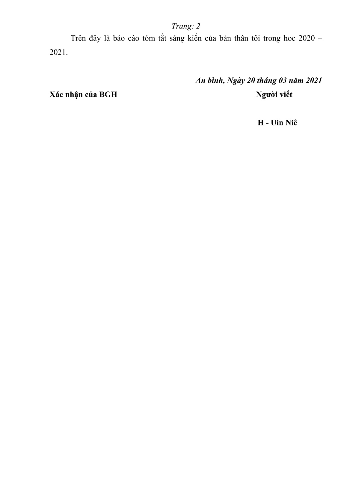 Sáng kiến kinh nghiệm Một số biện pháp giúp trẻ 3-4 tuổi học tốt khám phá khoa học trang 2