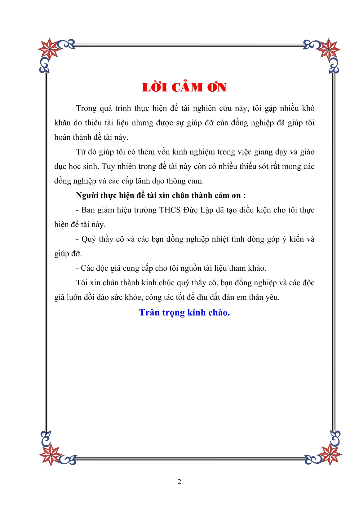 Sáng kiến kinh nghiệm Tạo hứng thú học tập cho học sinh khi học môn GDCD thông qua phương pháp trò chơi trang 2 Sáng kiến kinh nghiệm Tạo hứng thú học tập cho học sinh khi học môn GDCD thông qua phương pháp trò chơi trang 2