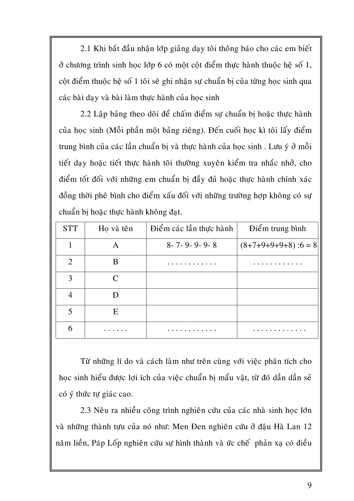 Sáng kiến kinh nghiệm Biện pháp học tốt chương sinh sản sinh dưỡng môn Sinh học 6 trang 9 Sáng kiến kinh nghiệm Biện pháp học tốt chương sinh sản sinh dưỡng môn Sinh học 6 trang 9