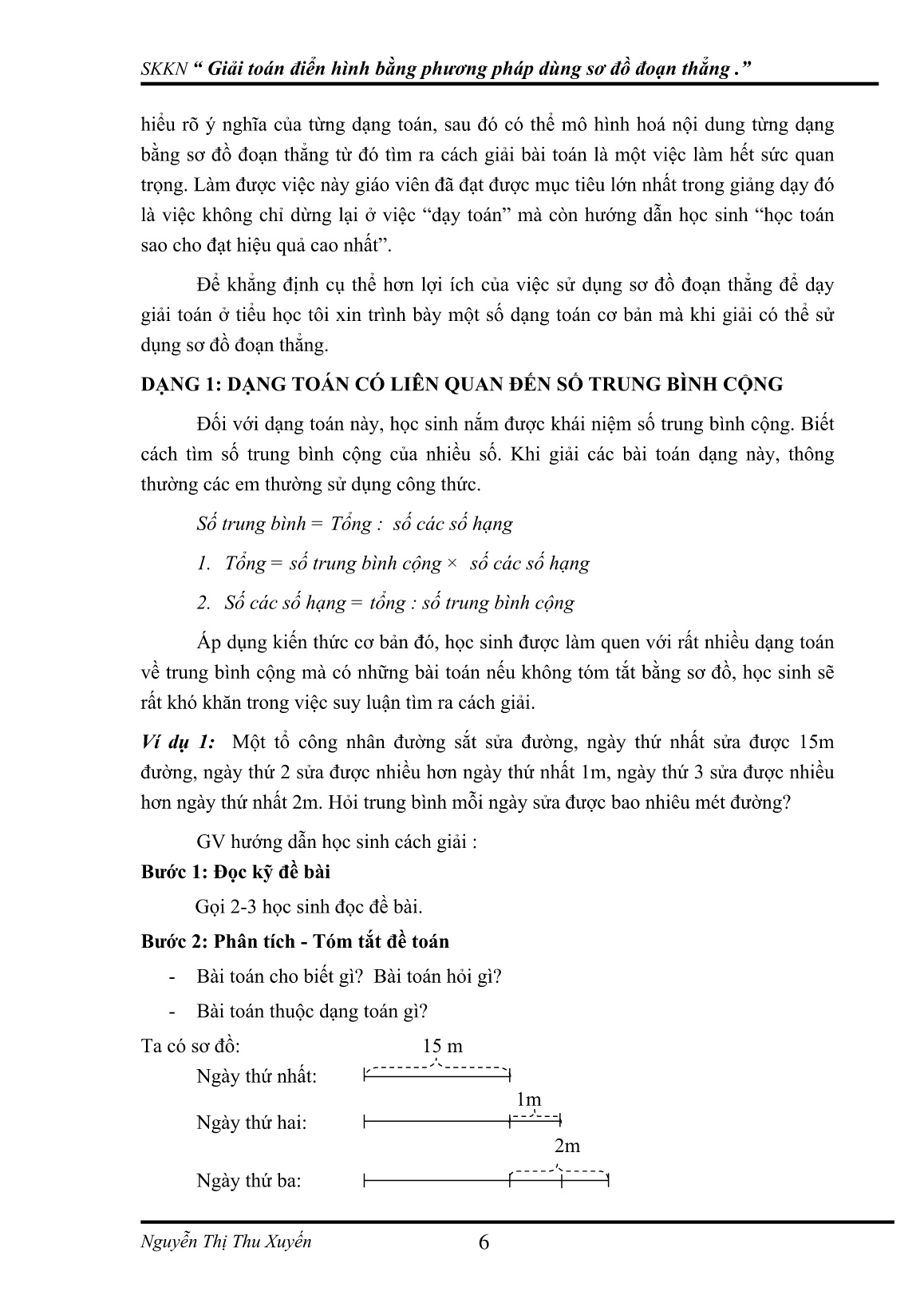 Sáng kiến kinh nghiệm Giải toán điển hình bằng phương pháp dùng sơ đồ đoạn thẳng trang 6 Sáng kiến kinh nghiệm Giải toán điển hình bằng phương pháp dùng sơ đồ đoạn thẳng trang 6