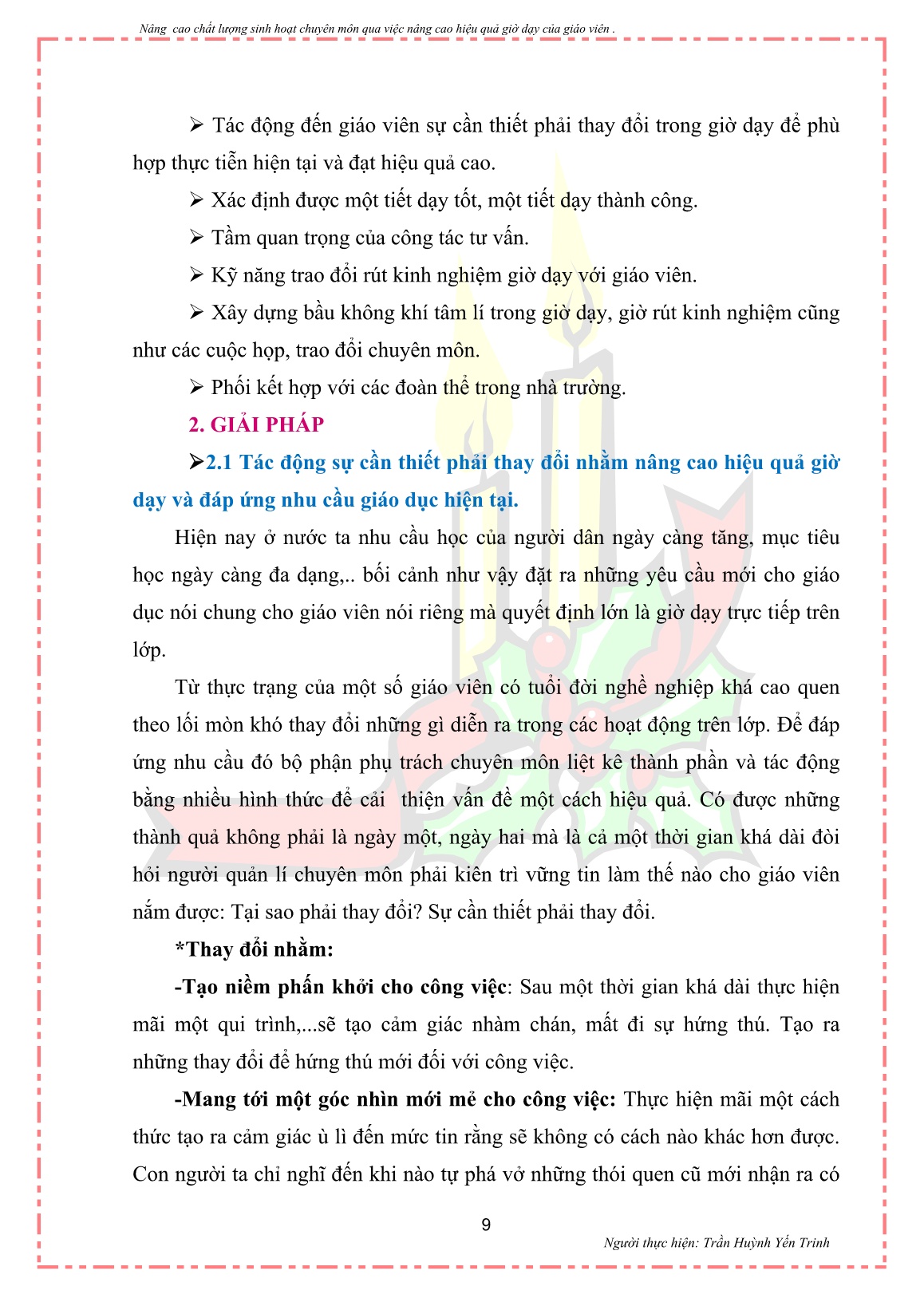 SKKN Một số biện pháp nâng cao chất lượng sinh hoạt chuyên môn qua việc nâng cao hiệu quả giờ dạy cho giáo viên tiểu học trang 9 SKKN Một số biện pháp nâng cao chất lượng sinh hoạt chuyên môn qua việc nâng cao hiệu quả giờ dạy cho giáo viên tiểu học trang 9