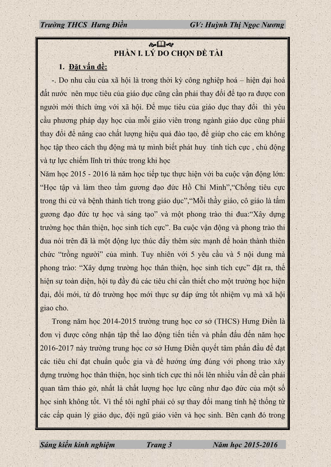 SKKN Đổi mới phương pháp giảng dạy Sinh học 7 nhằm phát huy tính tích cực chủ động sáng tạo của học sinh trang 3 SKKN Đổi mới phương pháp giảng dạy Sinh học 7 nhằm phát huy tính tích cực chủ động sáng tạo của học sinh trang 3