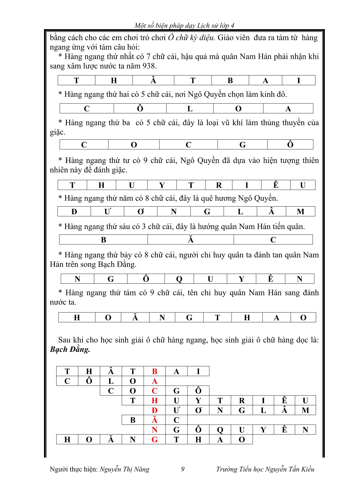 Sáng kiến kinh nghiệm Một số biện pháp dạy Lịch sử Lớp 4 trang 8 Sáng kiến kinh nghiệm Một số biện pháp dạy Lịch sử Lớp 4 trang 8