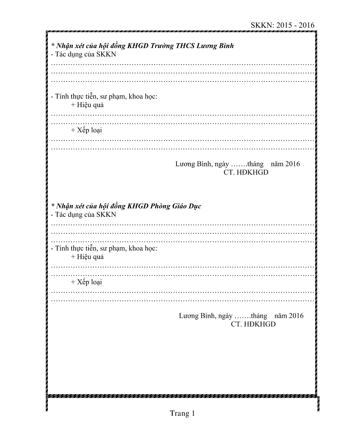 Sáng kiến kinh nghiệm Phương pháp bồi dưỡng học sinh giỏi về môn Điền Kinh trang 1