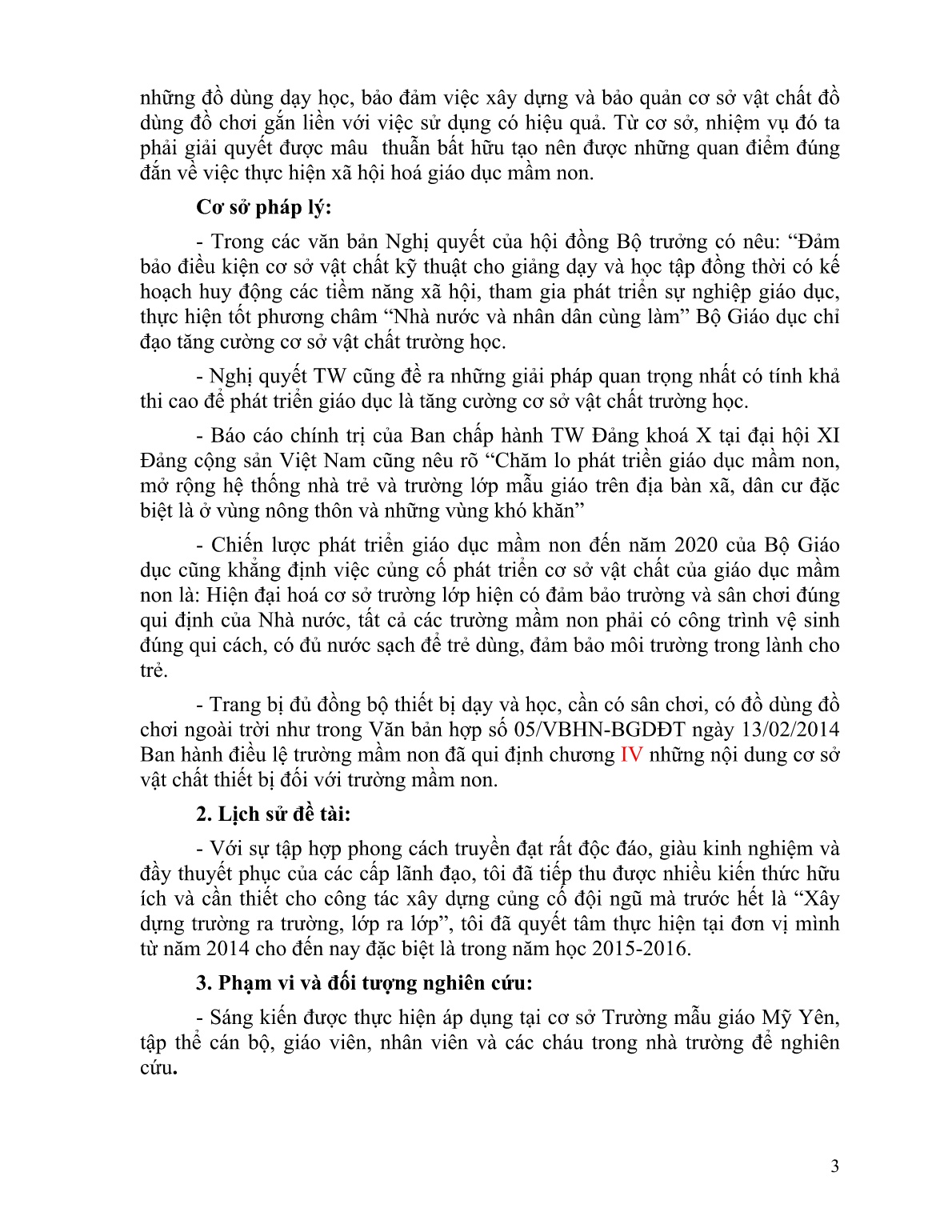 Sáng kiến kinh nghiệm Một vài biện pháp tham mưu của Hiệu trưởng về việc xây dựng củng cố đội ngũ trang 3