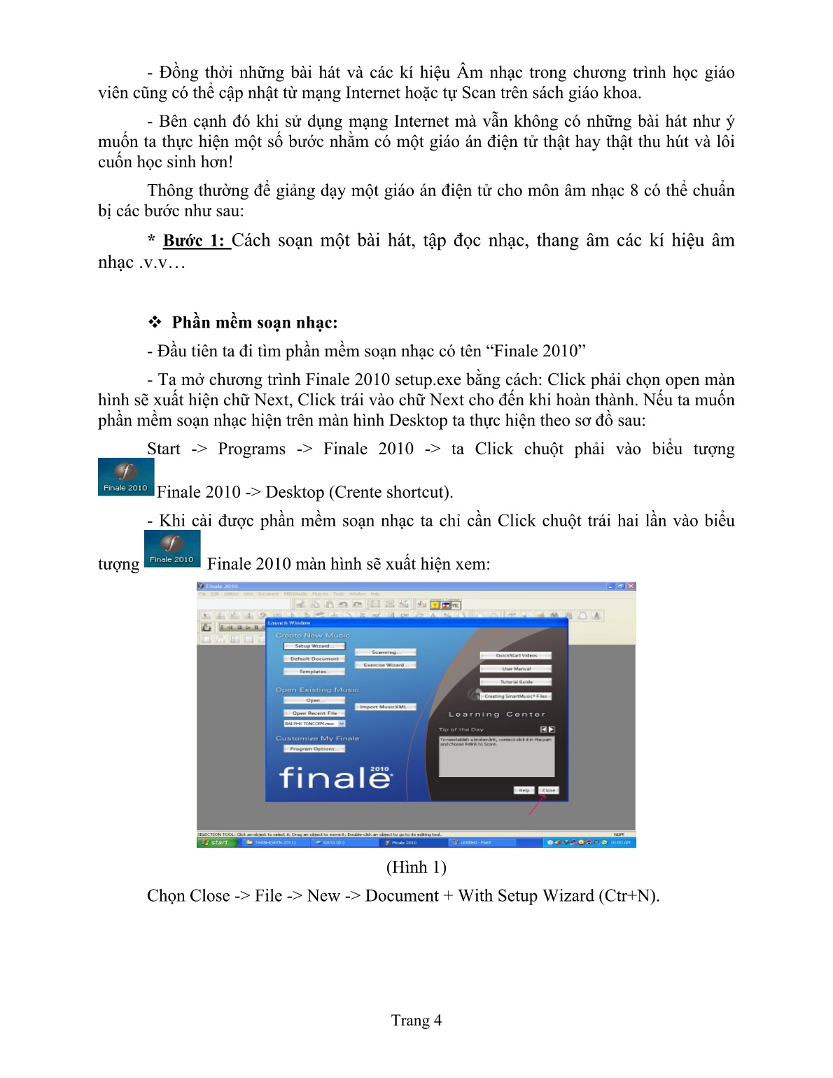Sáng kiến kinh nghiệm Ứng dụng công nghệ thông tin vào giảng dạy Âm nhạc 8 trang 4