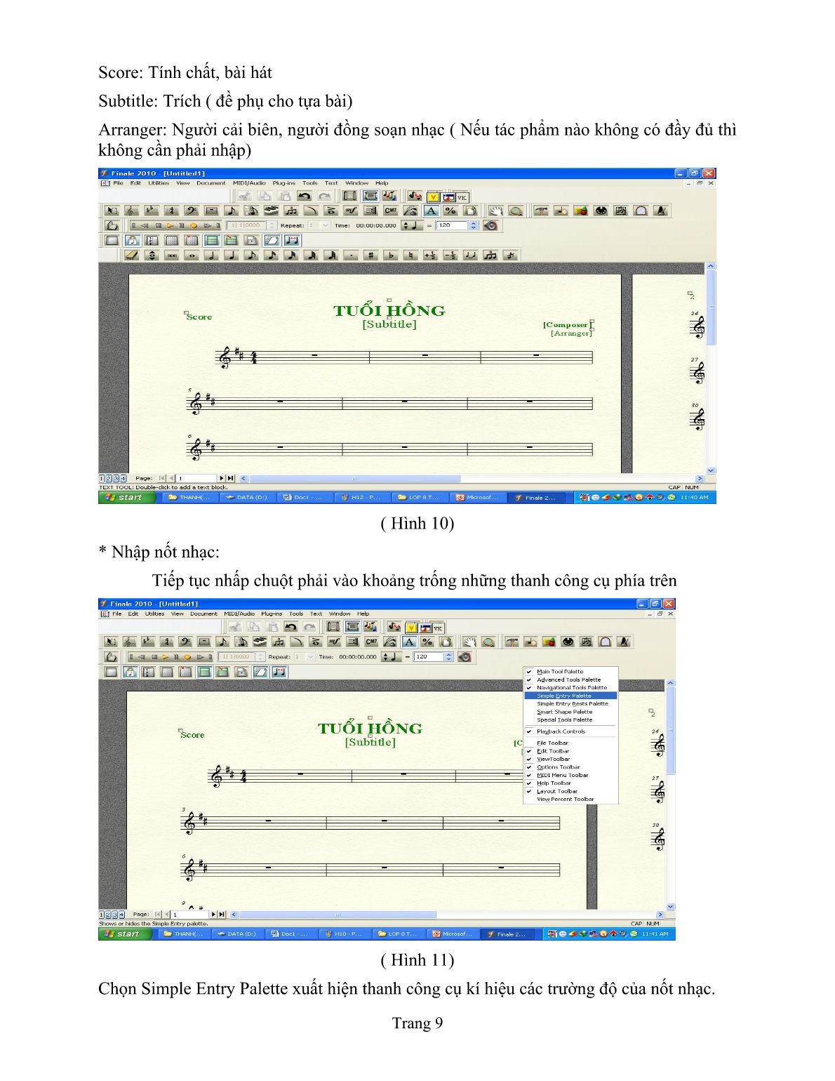 Sáng kiến kinh nghiệm Ứng dụng công nghệ thông tin vào giảng dạy Âm nhạc 8 trang 9