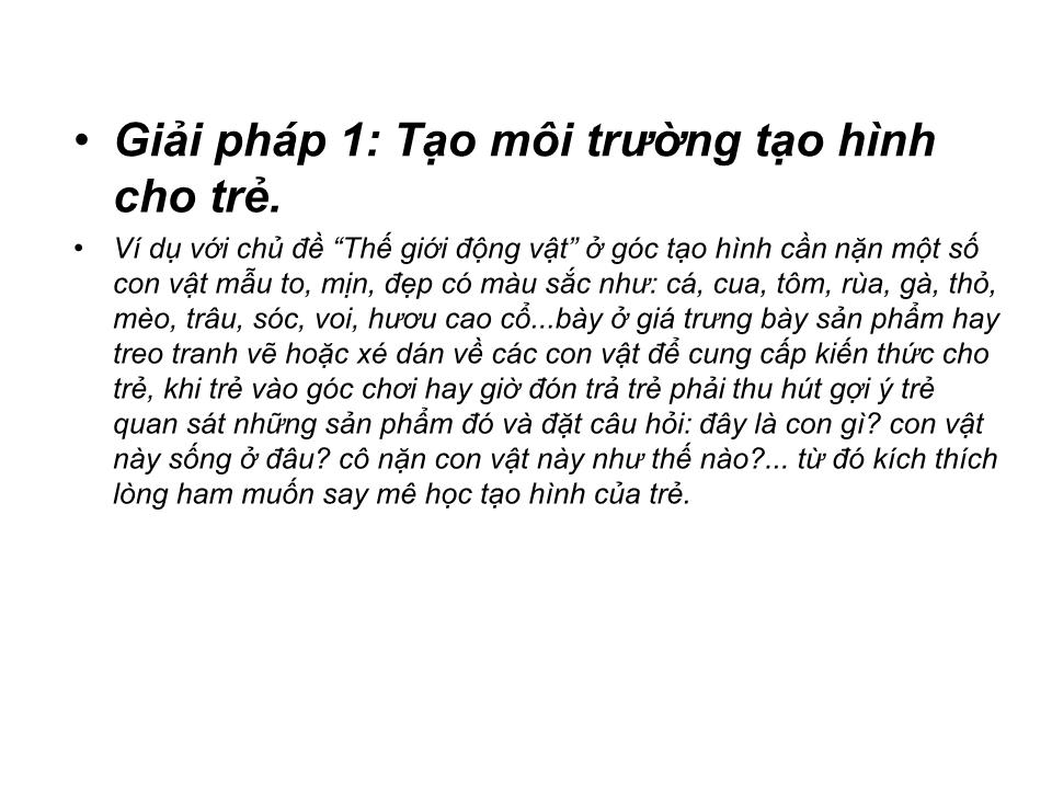 Sáng kiến kinh nghiệm Một số biện pháp giúp trẻ học tốt môn tạo hình cho trẻ 5-6 tuổi trang 8