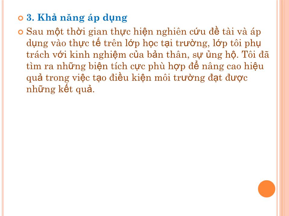 Thuyết trình Sáng kiến kinh nghiệm Một số biện pháp cho trẻ học tốt môn âm nhạc ở Mầm non trang 10