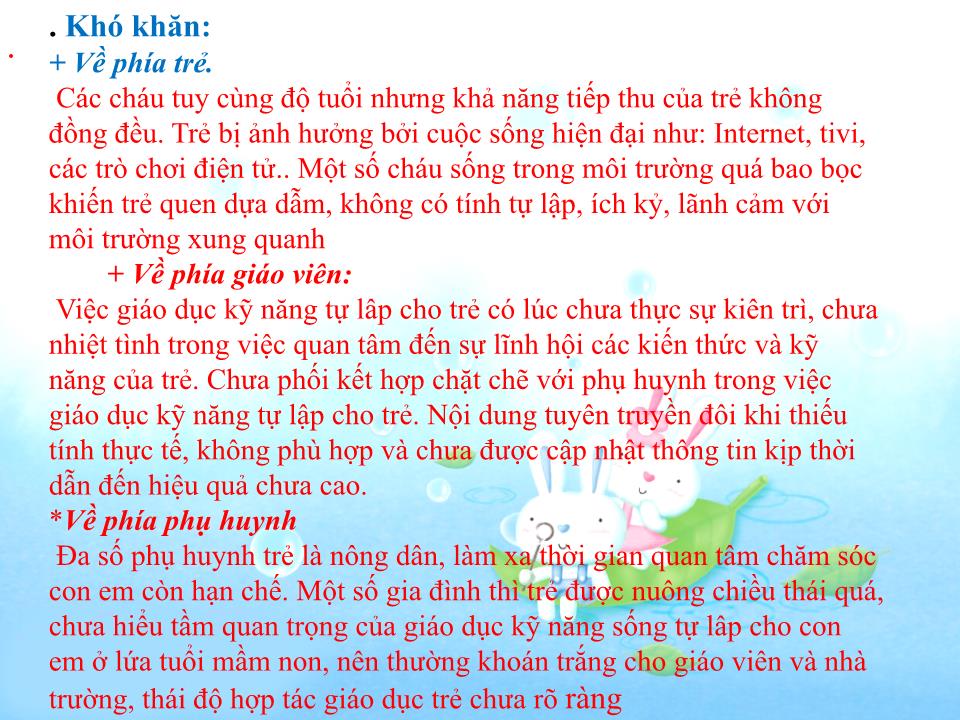 Sáng kiến kinh nghiệm Một số biện pháp giáo dục kỹ năng sống cho trẻ lớp mẫu giáo 5 tuổi trang 6