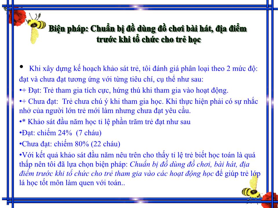 Thuyết trình Sáng kiến kinh nghiệm Một số biện pháp giúp trẻ học tốt môn làm quen với toán 5-6 tuổi trang 6