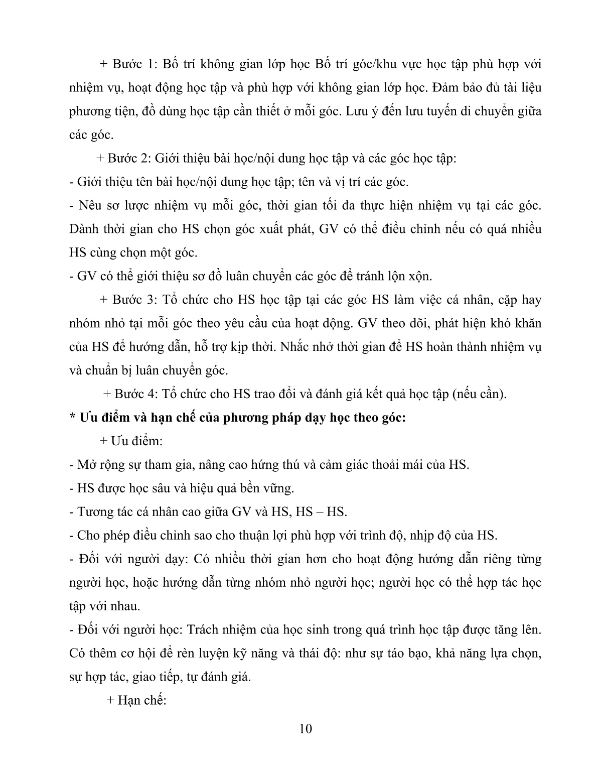 SKKN Sử dụng phương pháp dạy học theo góc trong môn Hóa học nhằm phát huy tính tích cực chủ động của học sinh cấp THCS ở trường THCS Ngô Mây trang 10