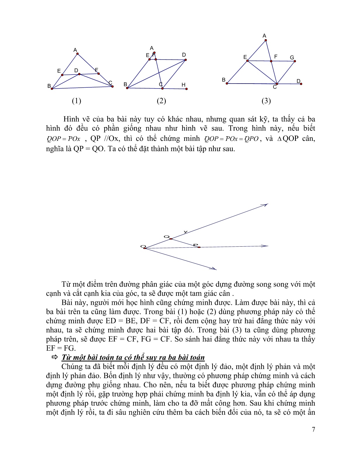 Sáng kiến kinh nghiệm Vận dụng linh hoạt các định lý và phương pháp chứng minh hình học trang 7