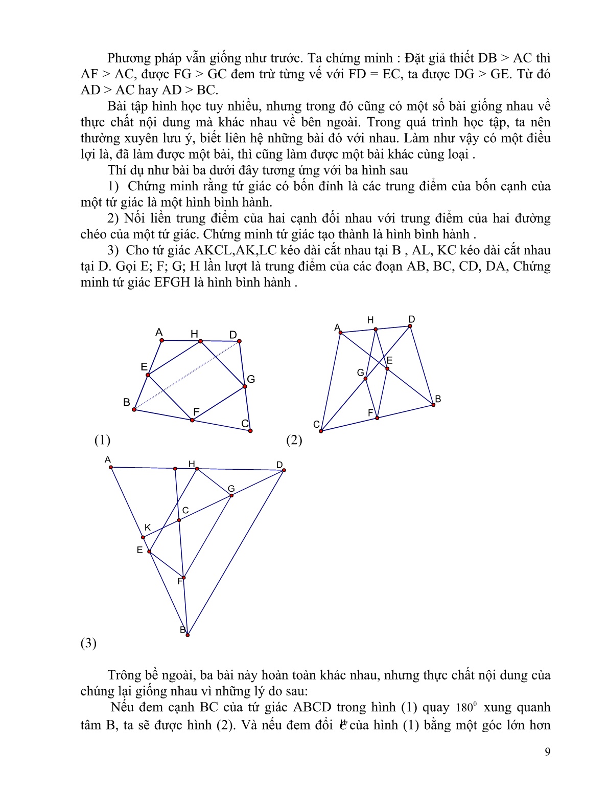 Sáng kiến kinh nghiệm Vận dụng linh hoạt các định lý và phương pháp chứng minh hình học trang 9