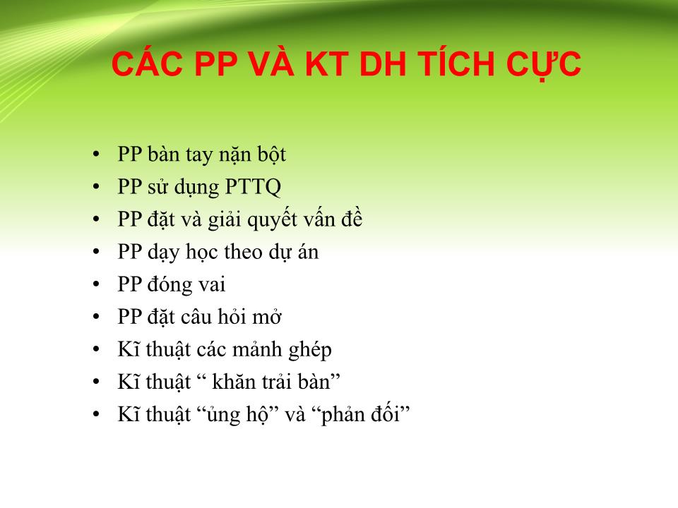 Sáng kiến kinh nghiệm Phương pháp - Kĩ thuật dạy học tích cực trong khoa học tự nhiên (phân môn Sinh học) trang 3