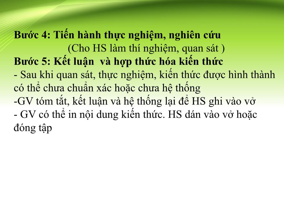 Sáng kiến kinh nghiệm Phương pháp - Kĩ thuật dạy học tích cực trong khoa học tự nhiên (phân môn Sinh học) trang 6