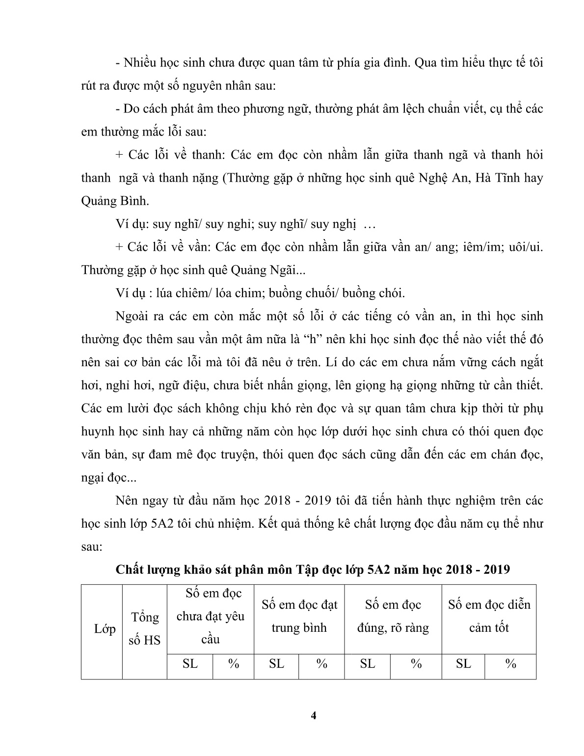 Sáng kiến kinh nghiệm Nâng cao hiệu quả dạy đọc diễn cảm cho học sinh lớp 5A2 Trường TH Lê Qúy Đôn trang 4