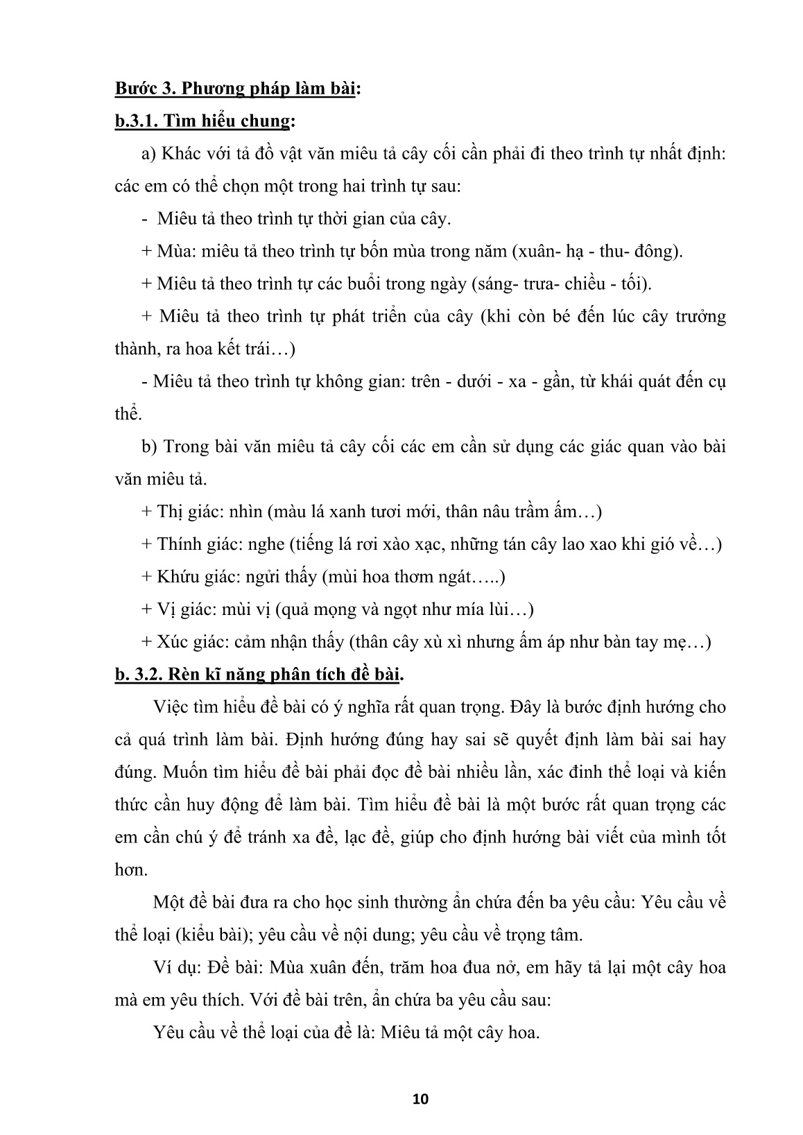 Sáng kiến kinh nghiệm Rèn kĩ năng viết văn miêu tả cây cối cho học sinh Lớp 4 trang 10