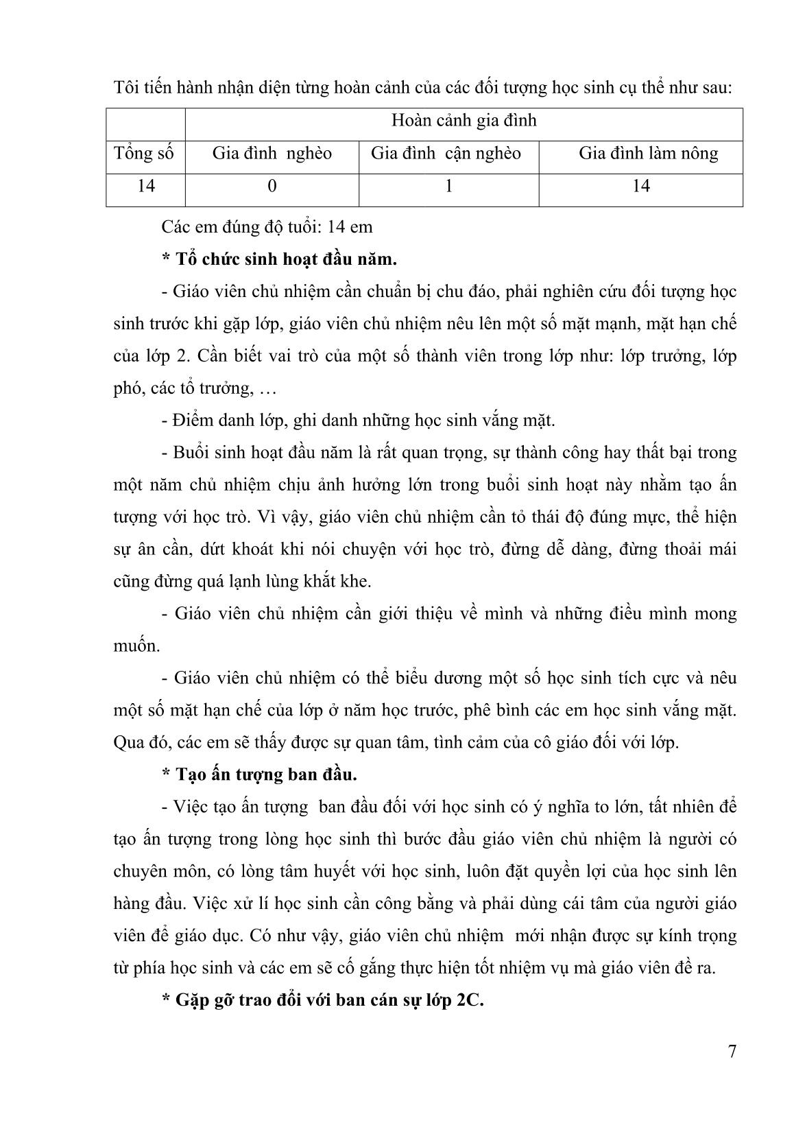 Sáng kiến kinh nghiệm Một số kinh nghiệm trong công tác chủ nhiệm Lớp 3C ở trường tiểu học Võ Thị Sáu trang 7