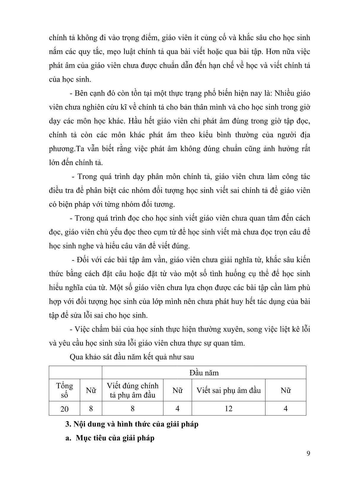 Sáng kiến kinh nghiệm Một số kinh nghiệm trong việc giảng dạy môn Chính tả lớp 2B trường TH Võ Thị Sáu trang 9