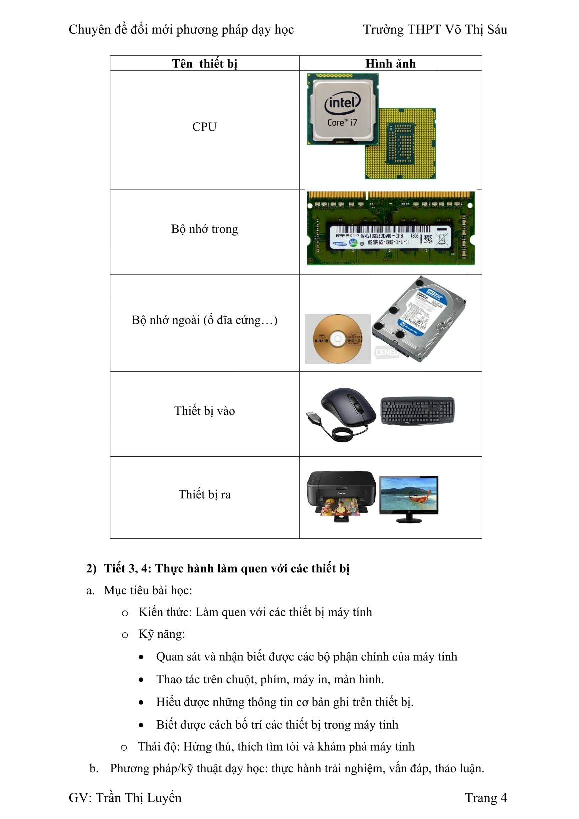 Sáng kiến kinh nghiệm Phát huy tinh thần tự học và định hướng nghề nghiệp cho học sinh THPT trong tiết dạy môn Tin học trang 4