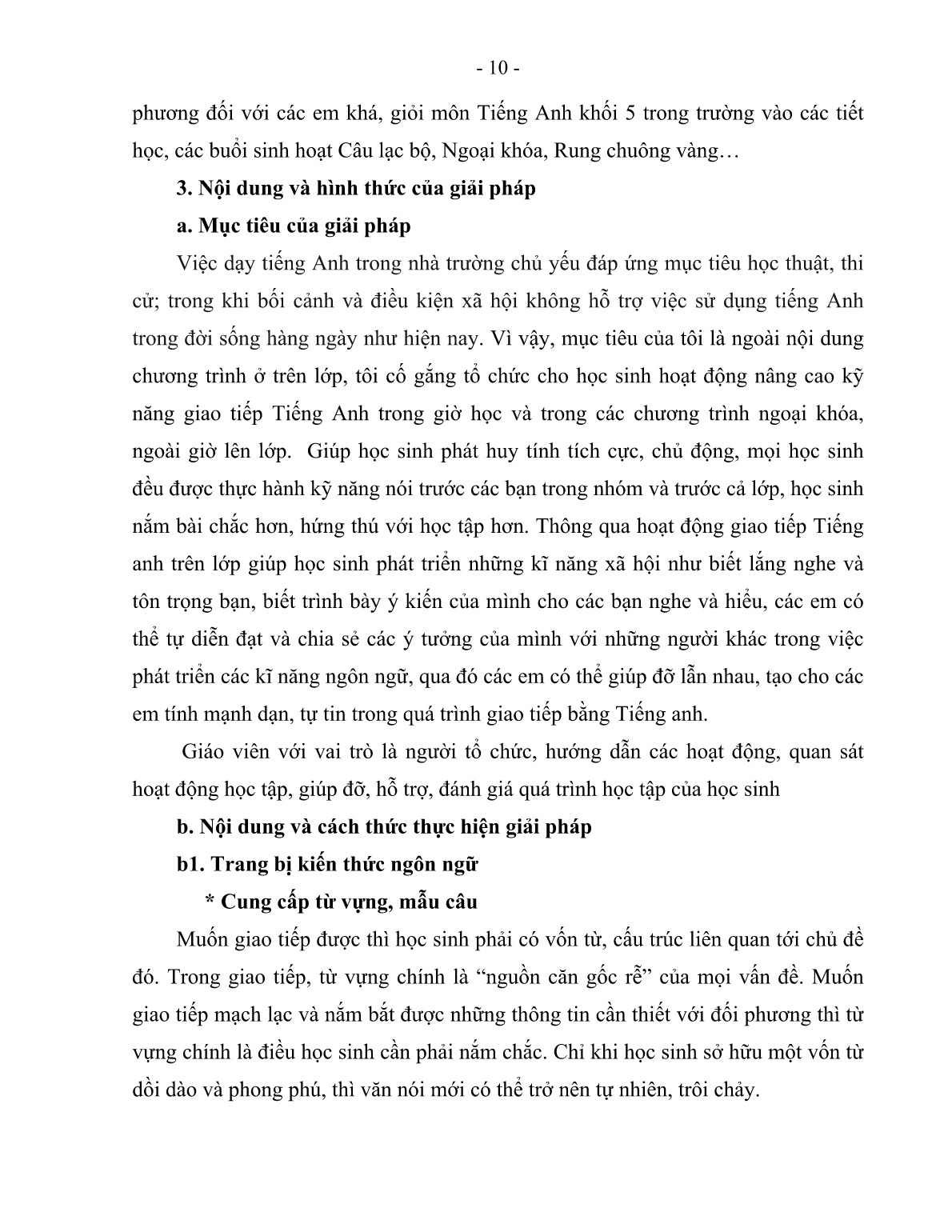 Sáng kiến kinh nghiệm Dạy Tiếng Anh giao tiếp cho học sinh Khối 5 qua Tài liệu giáo dục địa phương tại huyện CưMgar trang 10