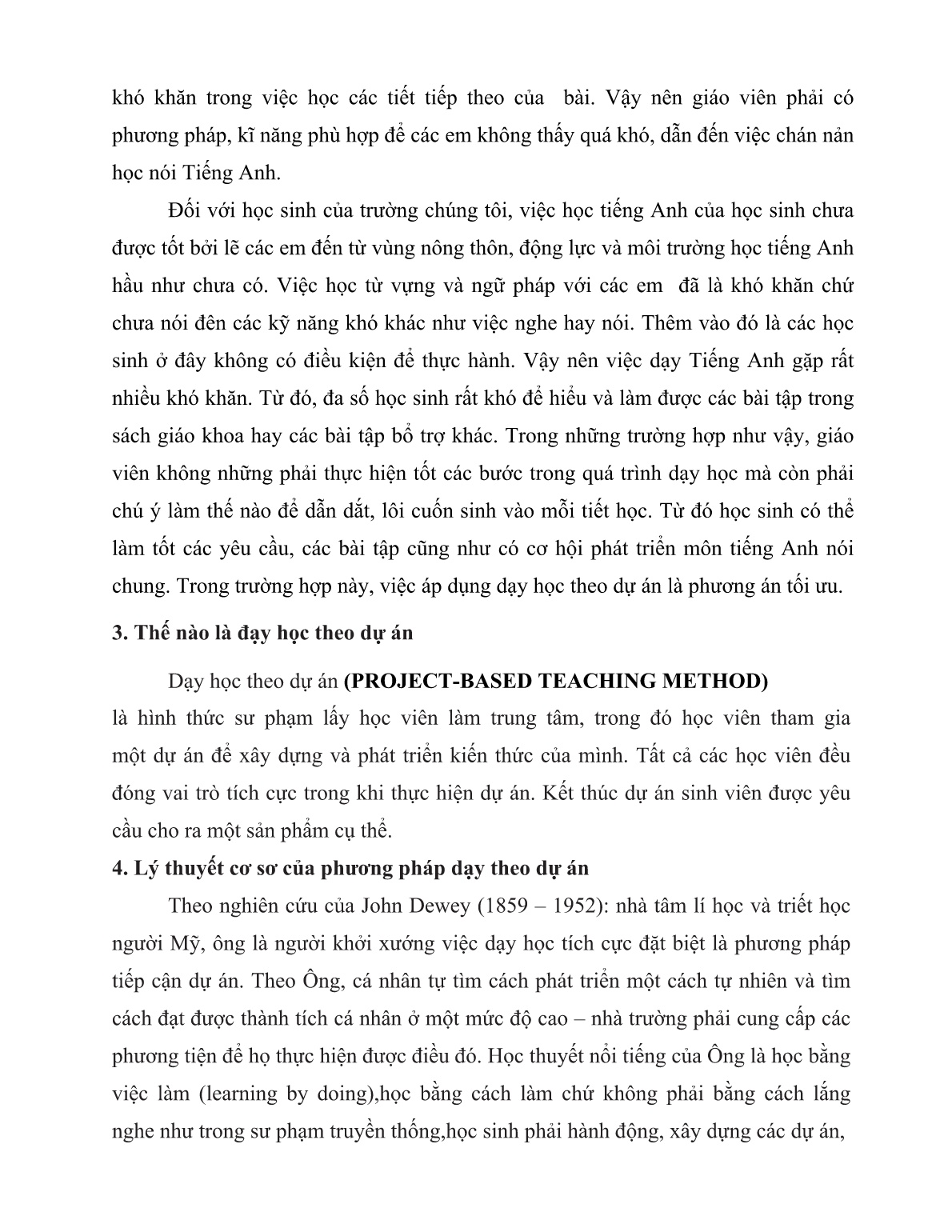 Tham luận Phương pháp dạy học theo dự án với kỹ năng Speaking Khối 10 ở trường THPT Hòa Bình trang 3