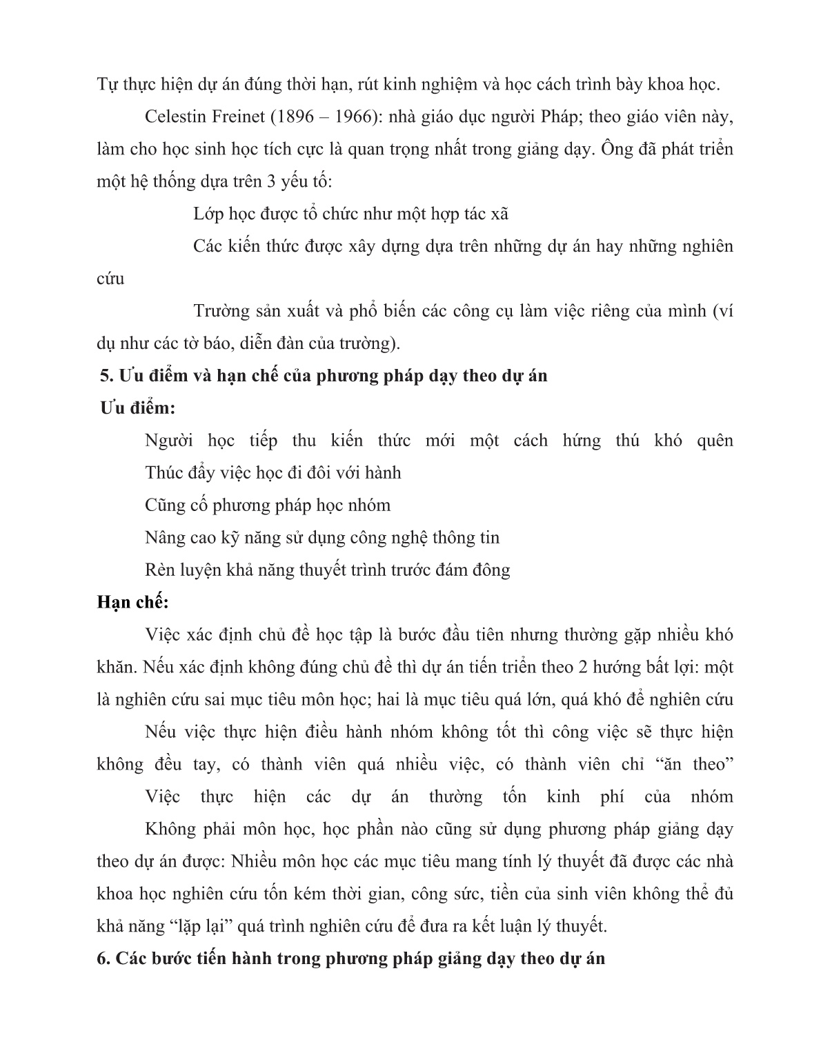 Tham luận Phương pháp dạy học theo dự án với kỹ năng Speaking Khối 10 ở trường THPT Hòa Bình trang 4