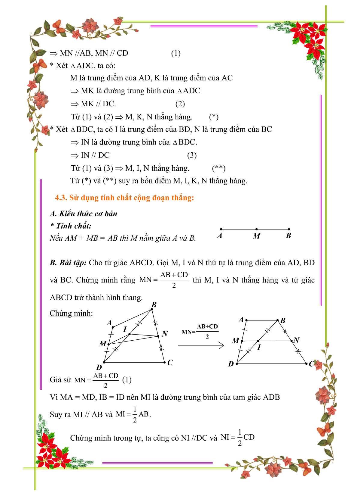 Sáng kiến kinh nghiệm Phương pháp chứng minh ba điểm thẳng hàng trang 8