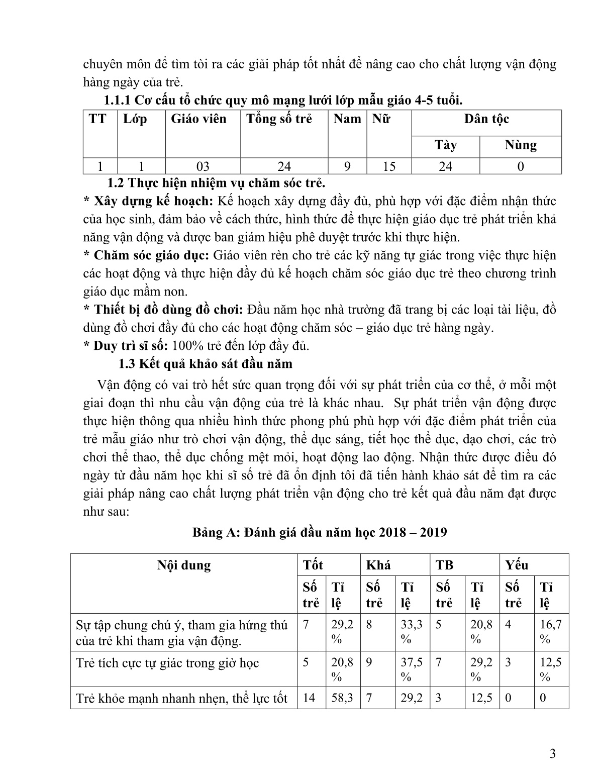 Sáng kiến kinh nghiệm Nâng cao chất lượng phát triển vận động cho trẻ mẫu giáo 4-5 tuổi trường mầm non Ân Tình trang 3