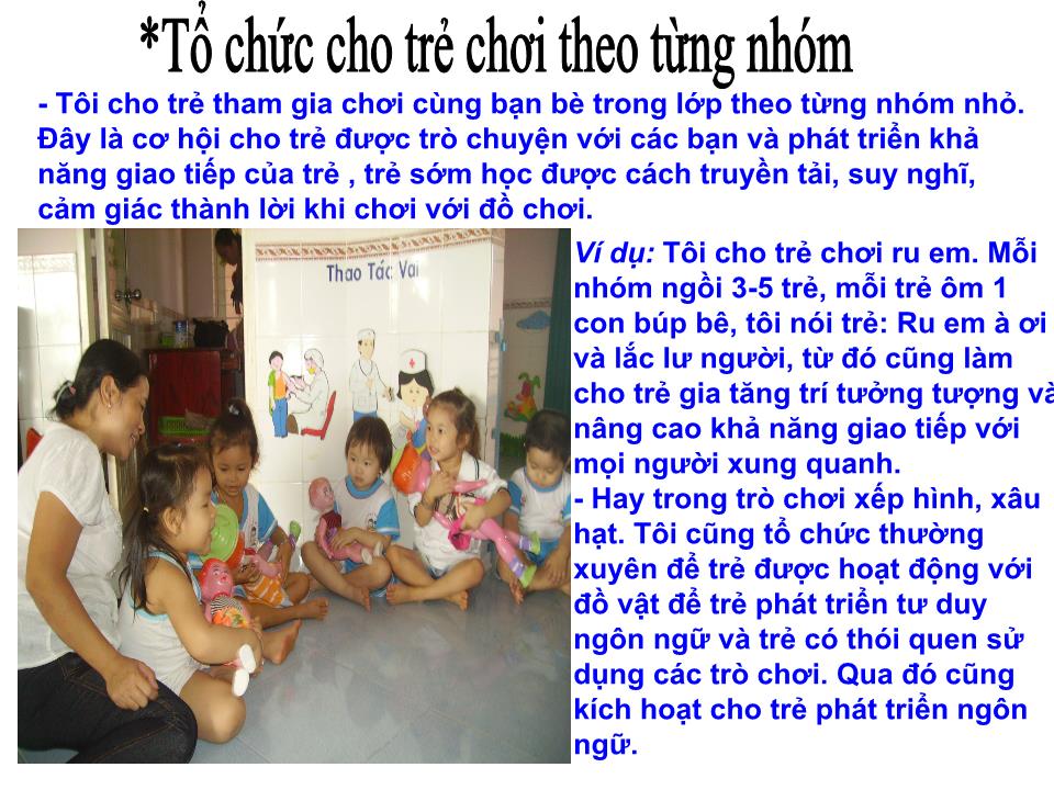 Sáng kiến kinh nghiệm Một số biện pháp phát triển ngôn ngữ cho trẻ 3 tuổi trang 7