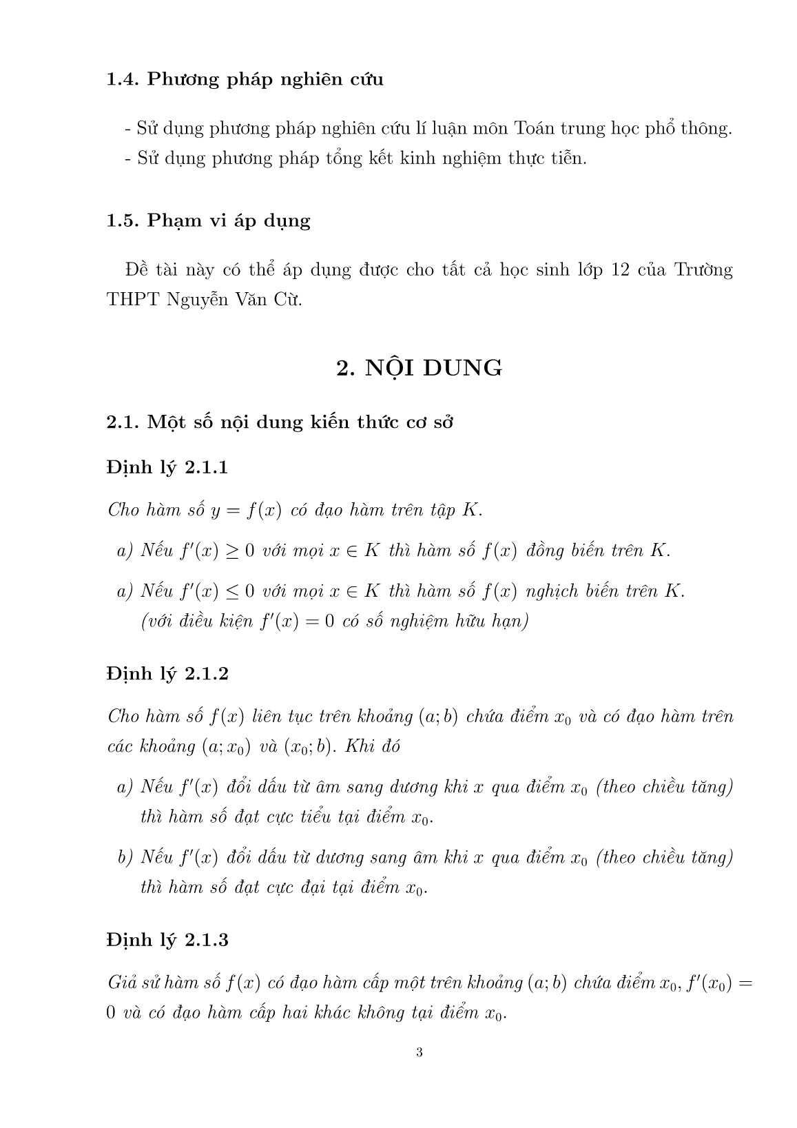 SKKN Thủ thuật sử dụng máy tính CASIO để giải một số dạng bài tập trắc nghiệm môn Toán trung học phổ thông trang 7