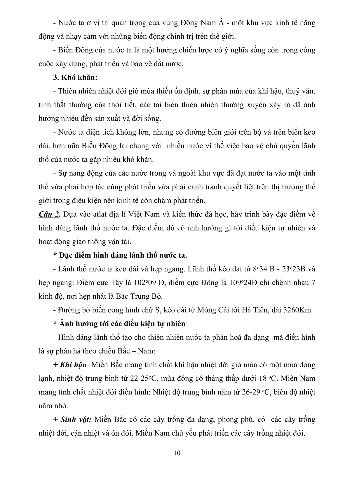 Sáng kiến kinh nghiệm Hướng dẫn học sinh giỏi khai thác Atlat khi học địa lí tự nhiên Việt Nam trang 10