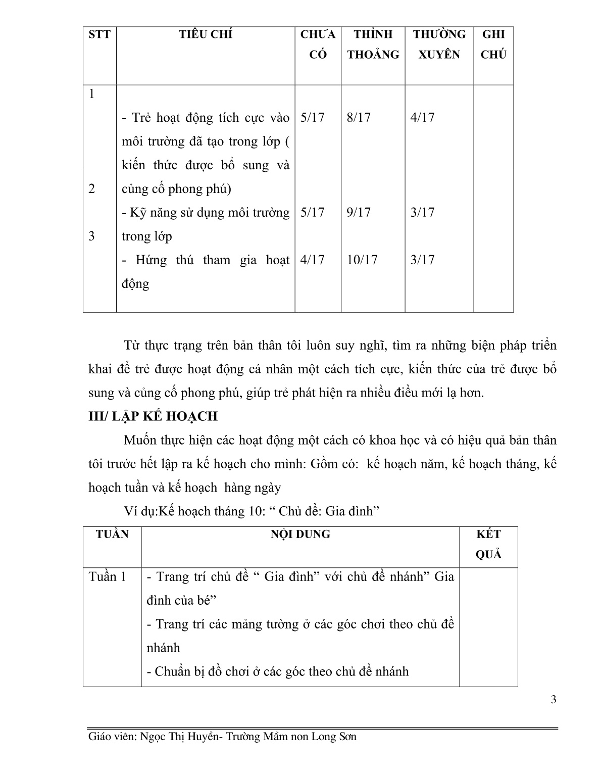 Sáng kiến kinh nghiệm Tạo môi trường học tập trong lớp cho trẻ 5 tuổi hoạt động một cách tích cực trang 3