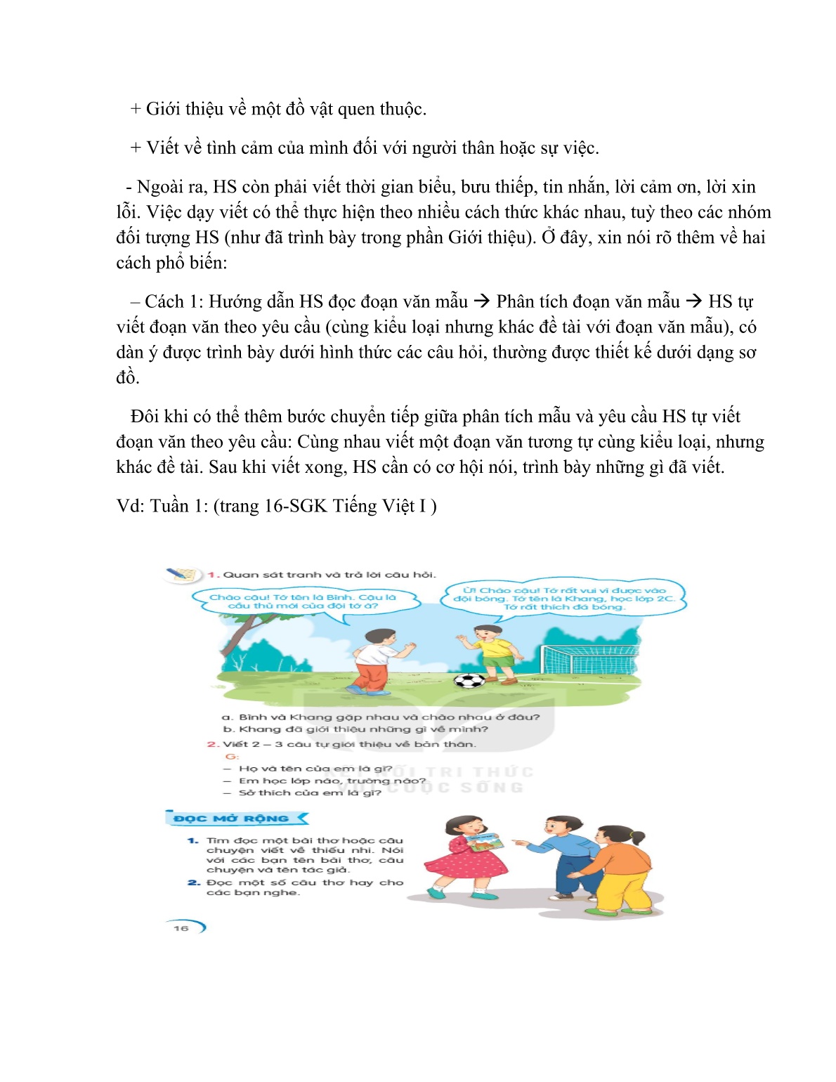 Sáng kiến kinh nghiệm Một số biện pháp nâng cao chất lượng hoạt động viết đoạn văn cho học sinh Lớp 2 trang 4