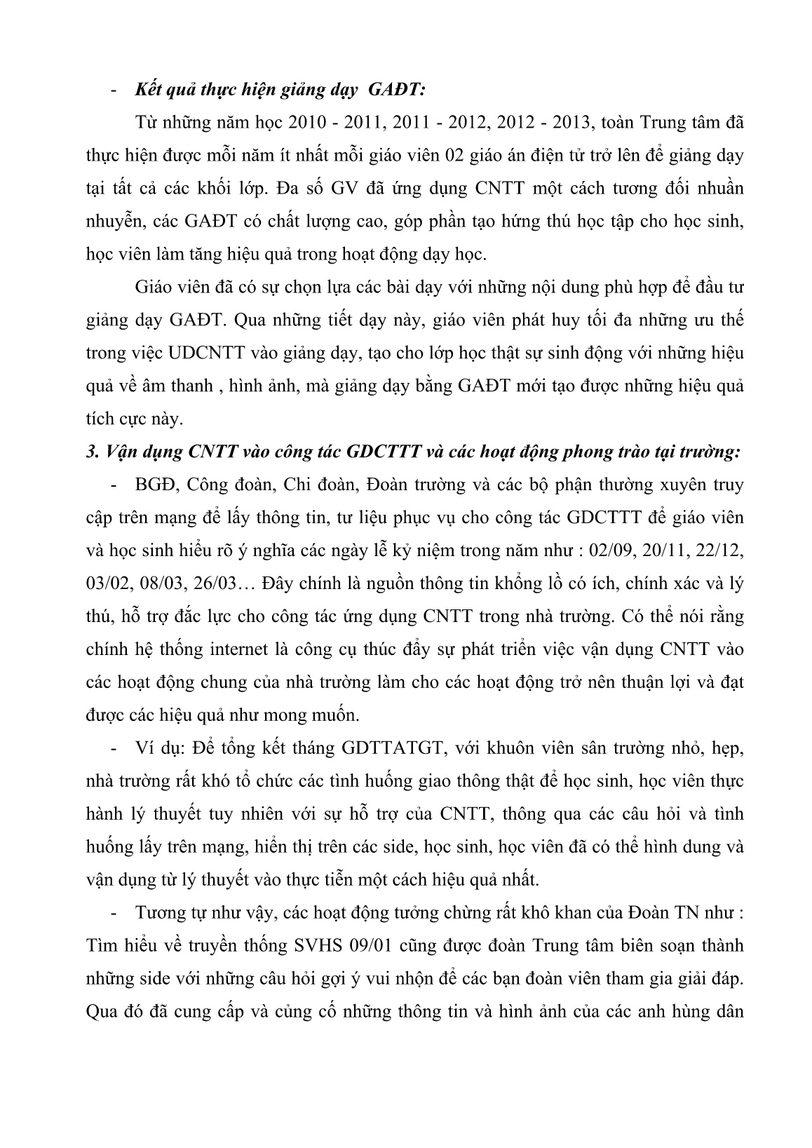 Sáng kiến kinh nghiệm Một số kinh nghiệm trong công tác chỉ đạo và quản lý UDCNTT trong trường học trang 7 Sáng kiến kinh nghiệm Một số kinh nghiệm trong công tác chỉ đạo và quản lý UDCNTT trong trường học trang 7