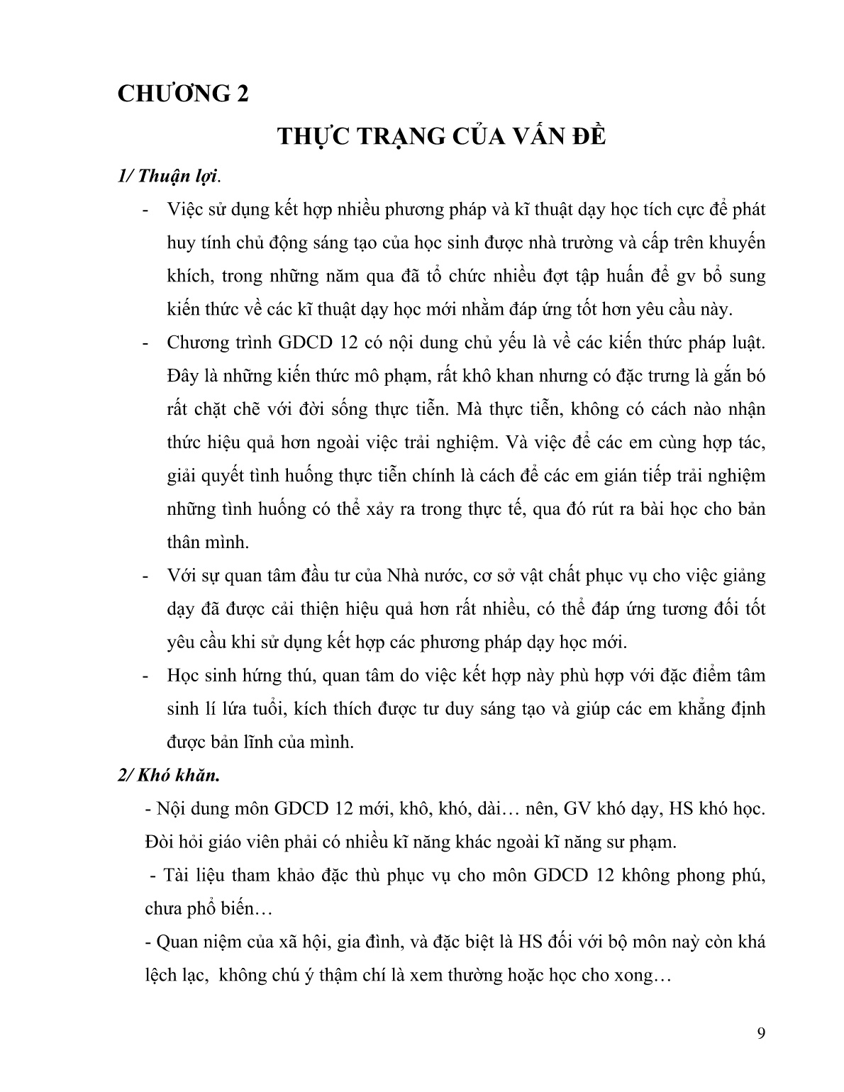 Sáng kiến kinh nghiệm Kết hợp phương pháp thảo luận nhóm và sử dụng tình huống trong giảng dạy GDCD Khối 12 trang 10 Sáng kiến kinh nghiệm Kết hợp phương pháp thảo luận nhóm và sử dụng tình huống trong giảng dạy GDCD Khối 12 trang 10