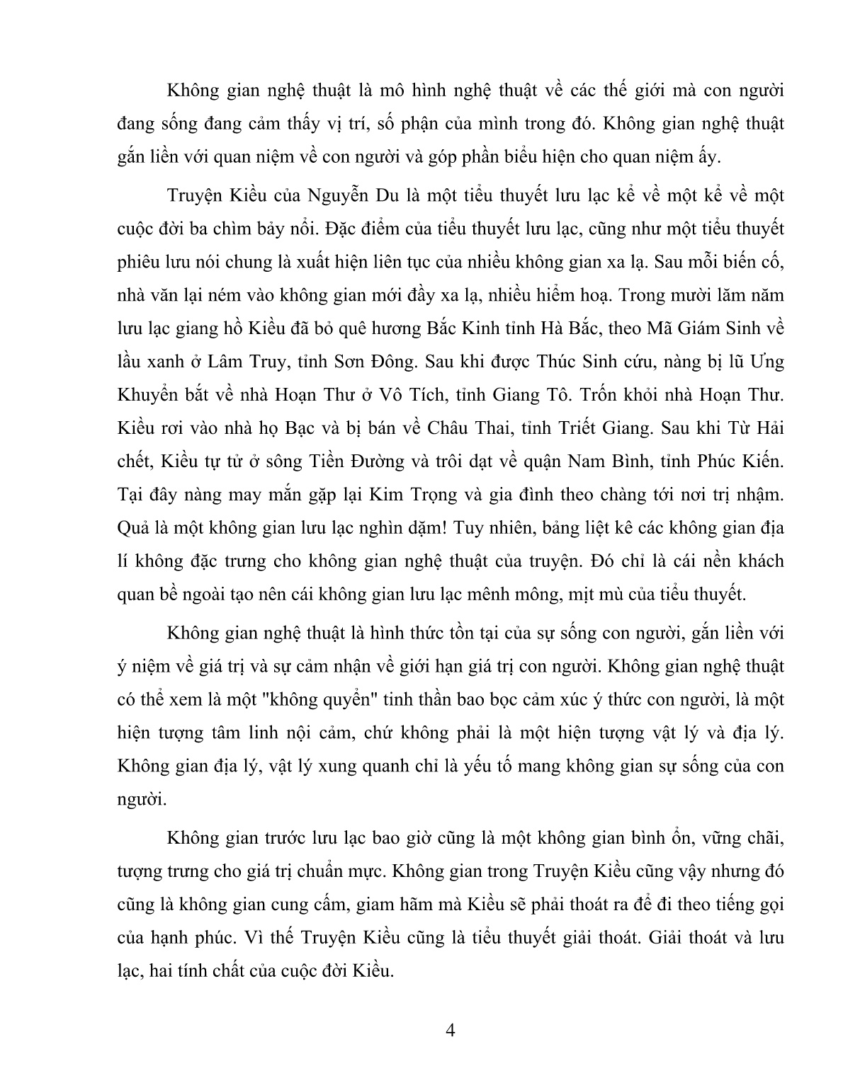 Sáng kiến kinh nghiệm Tiếp cận Truyện Kiều (Nguyễn Du) từ không gian và thời gian nghệ thuật trang 4 Sáng kiến kinh nghiệm Tiếp cận Truyện Kiều (Nguyễn Du) từ không gian và thời gian nghệ thuật trang 4