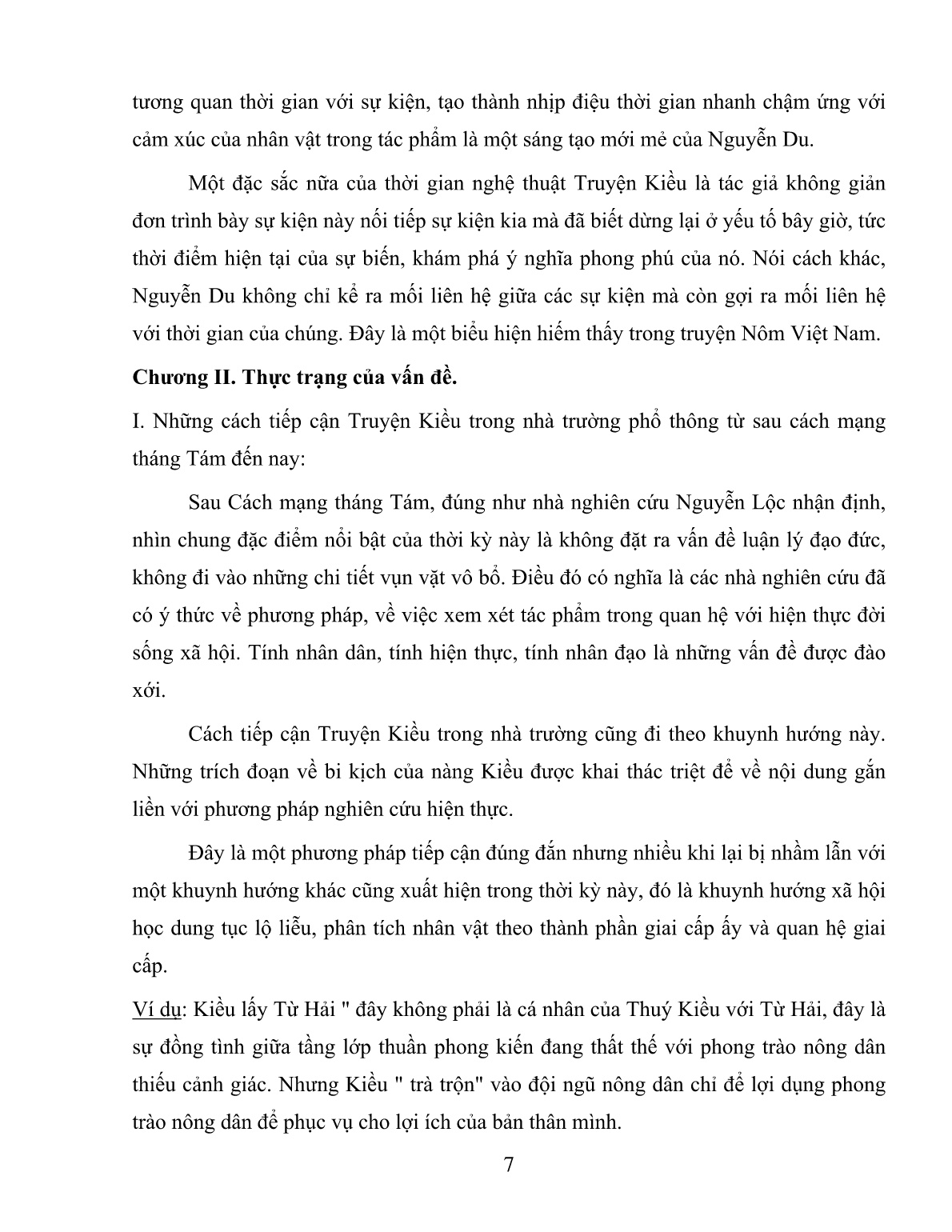 Sáng kiến kinh nghiệm Tiếp cận Truyện Kiều (Nguyễn Du) từ không gian và thời gian nghệ thuật trang 7 Sáng kiến kinh nghiệm Tiếp cận Truyện Kiều (Nguyễn Du) từ không gian và thời gian nghệ thuật trang 7
