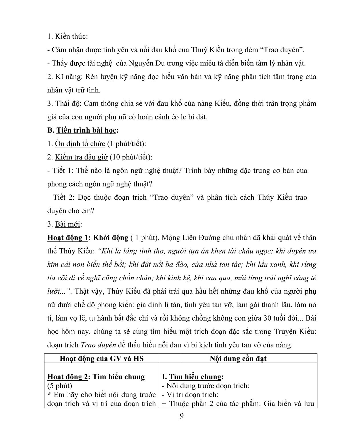 Sáng kiến kinh nghiệm Tiếp cận Truyện Kiều (Nguyễn Du) từ không gian và thời gian nghệ thuật trang 9 Sáng kiến kinh nghiệm Tiếp cận Truyện Kiều (Nguyễn Du) từ không gian và thời gian nghệ thuật trang 9