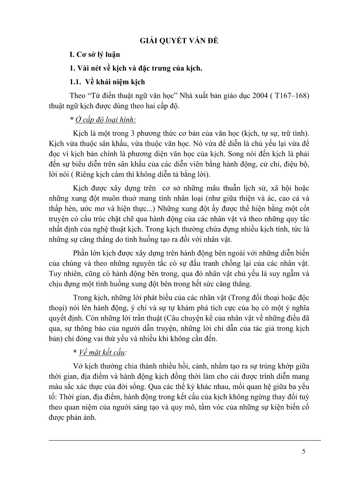 Sáng kiến kinh nghiệm Dạy học văn bản kịch trong chương trình Ngữ văn 11 - THPT theo quan điểm tích cực trang 5 Sáng kiến kinh nghiệm Dạy học văn bản kịch trong chương trình Ngữ văn 11 - THPT theo quan điểm tích cực trang 5
